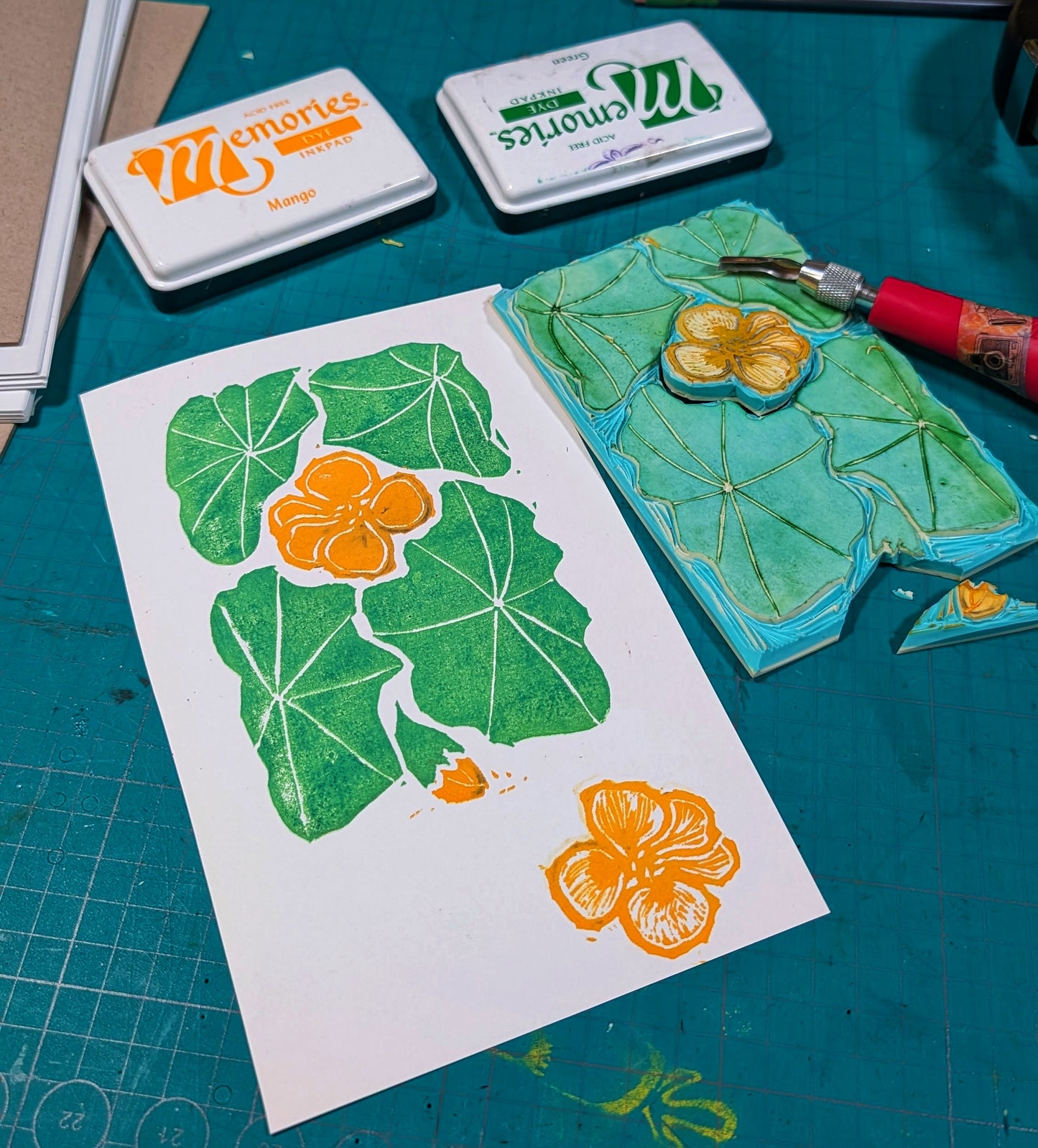 Intermediate Block Printing: Multi-Color Designs