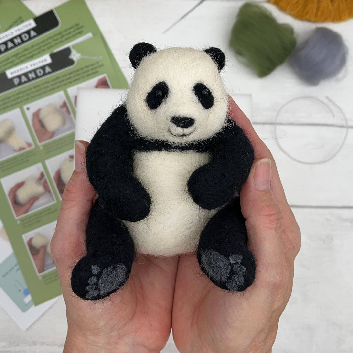 Panda Needle Felting Kit