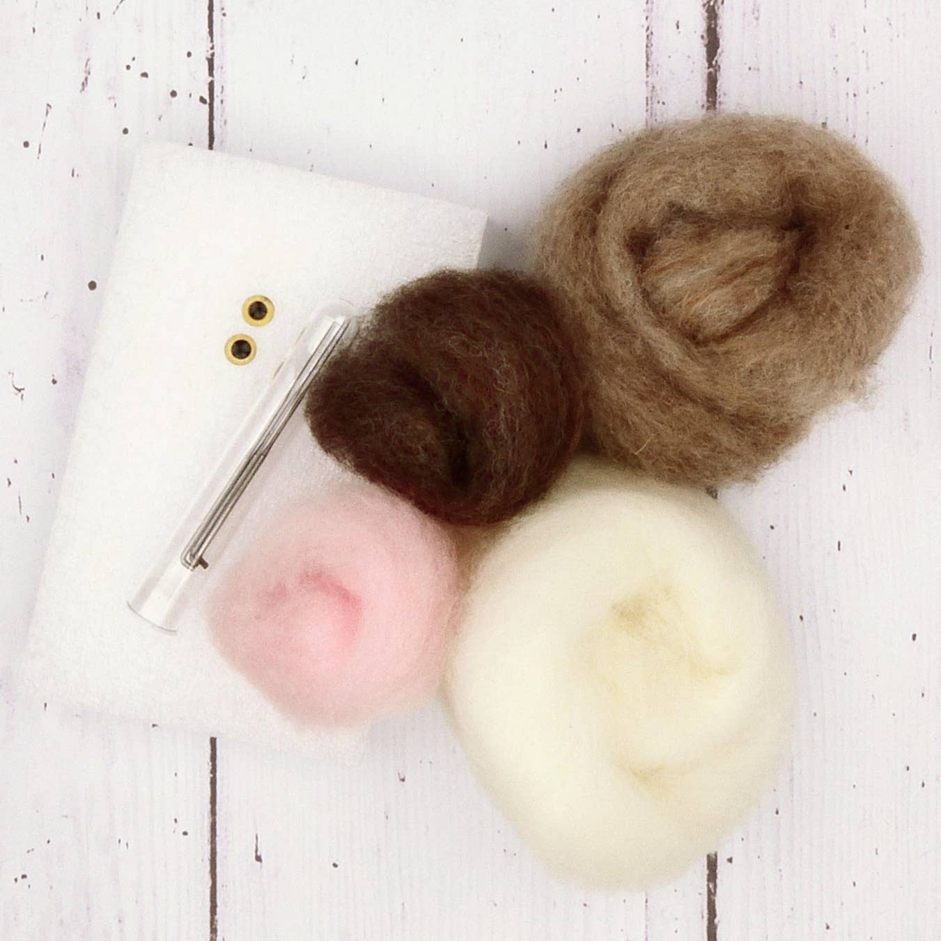 Baby Bunny Needle Felting Kit - SLOLife Studio & Mercantile