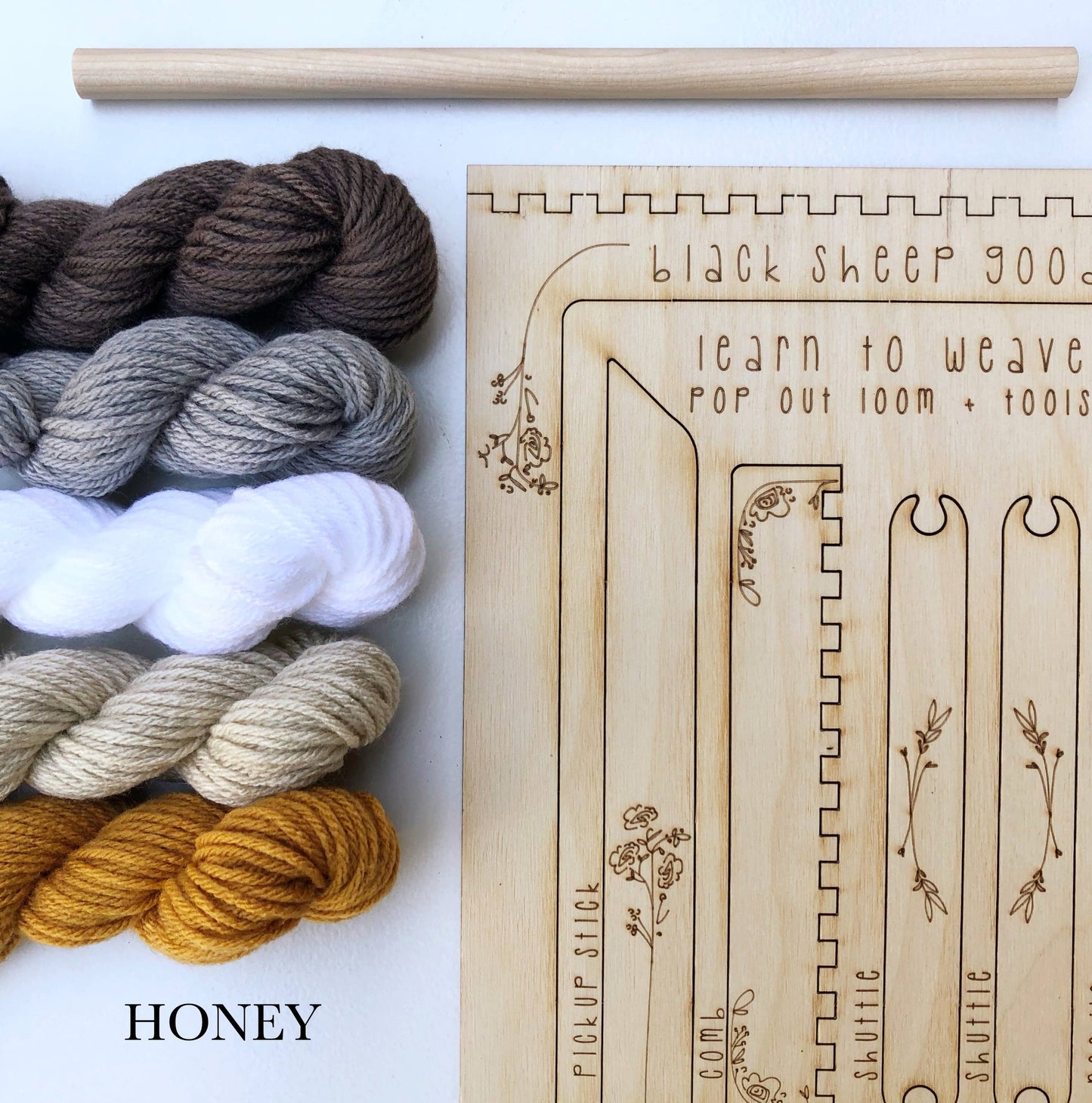 DIY Tapestry Weaving Kit for Beginners - Yarn & Fiber Crafts - SLOLife Studio & Mercantile