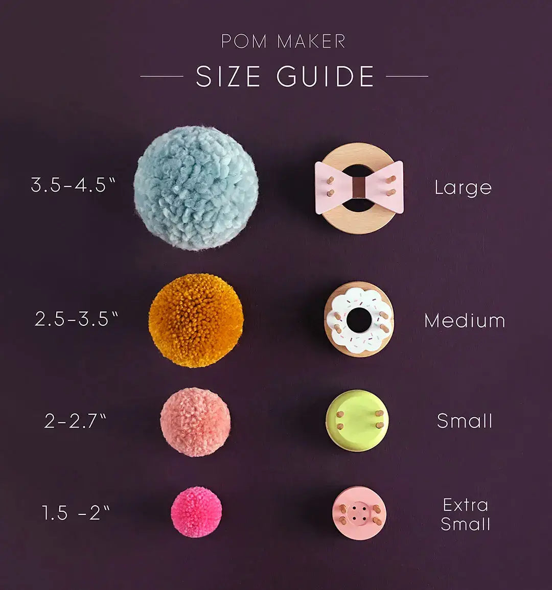 Oana Befort x Pom Maker – Black - Medium Size - SLOLife Studio & Mercantile