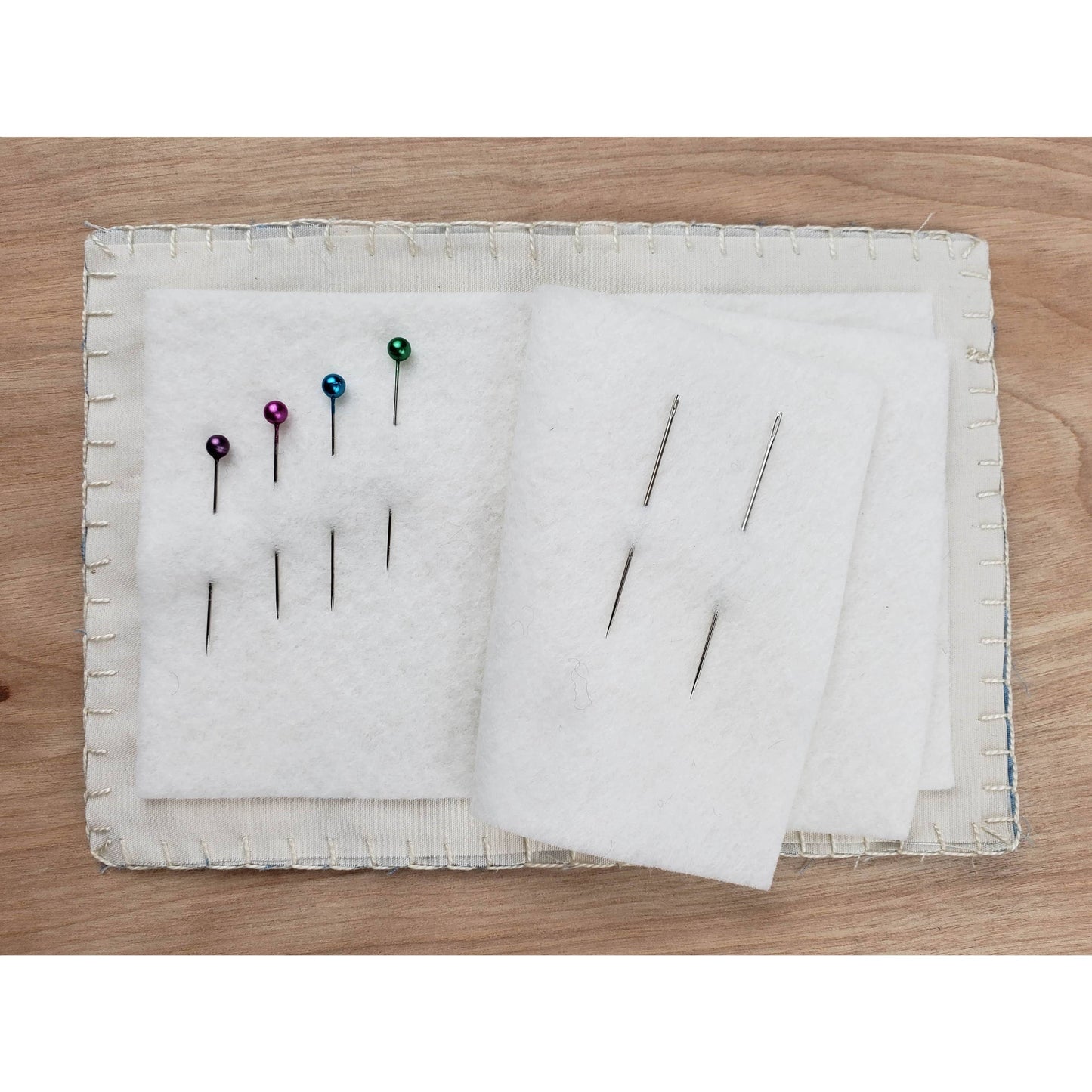 Boro Sewing Kit with Natural Indigo Dyed Fabric - SLOLife Studio & Mercantile