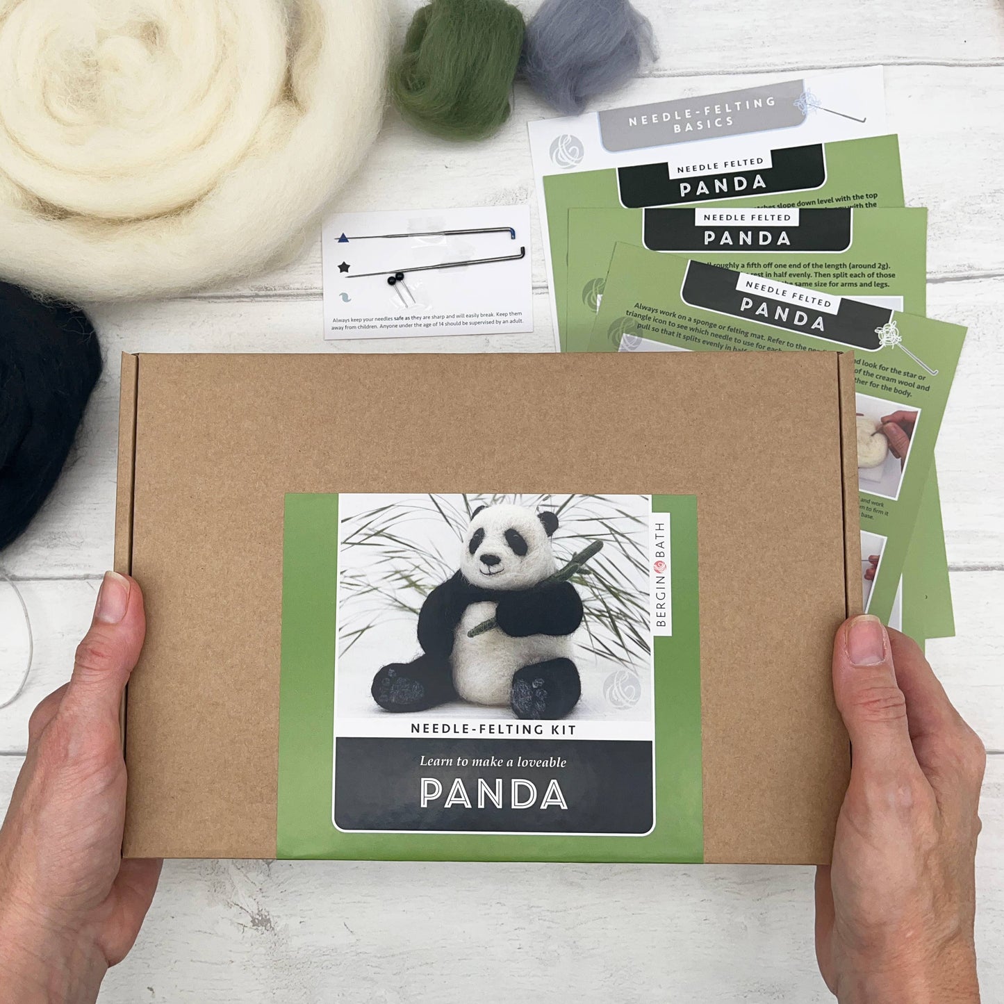 Panda Needle Felting Kit
