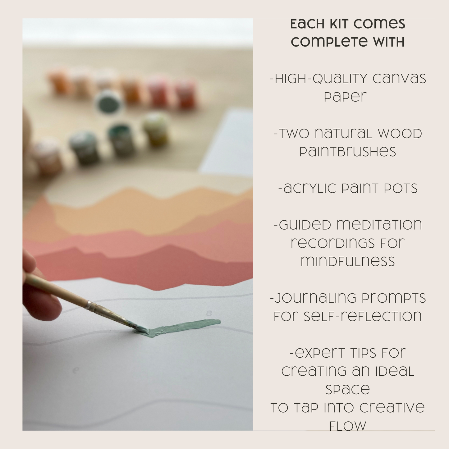 Walk in Nature Meditative Art Paint by Number Kit - SLOLife Studio & Mercantile