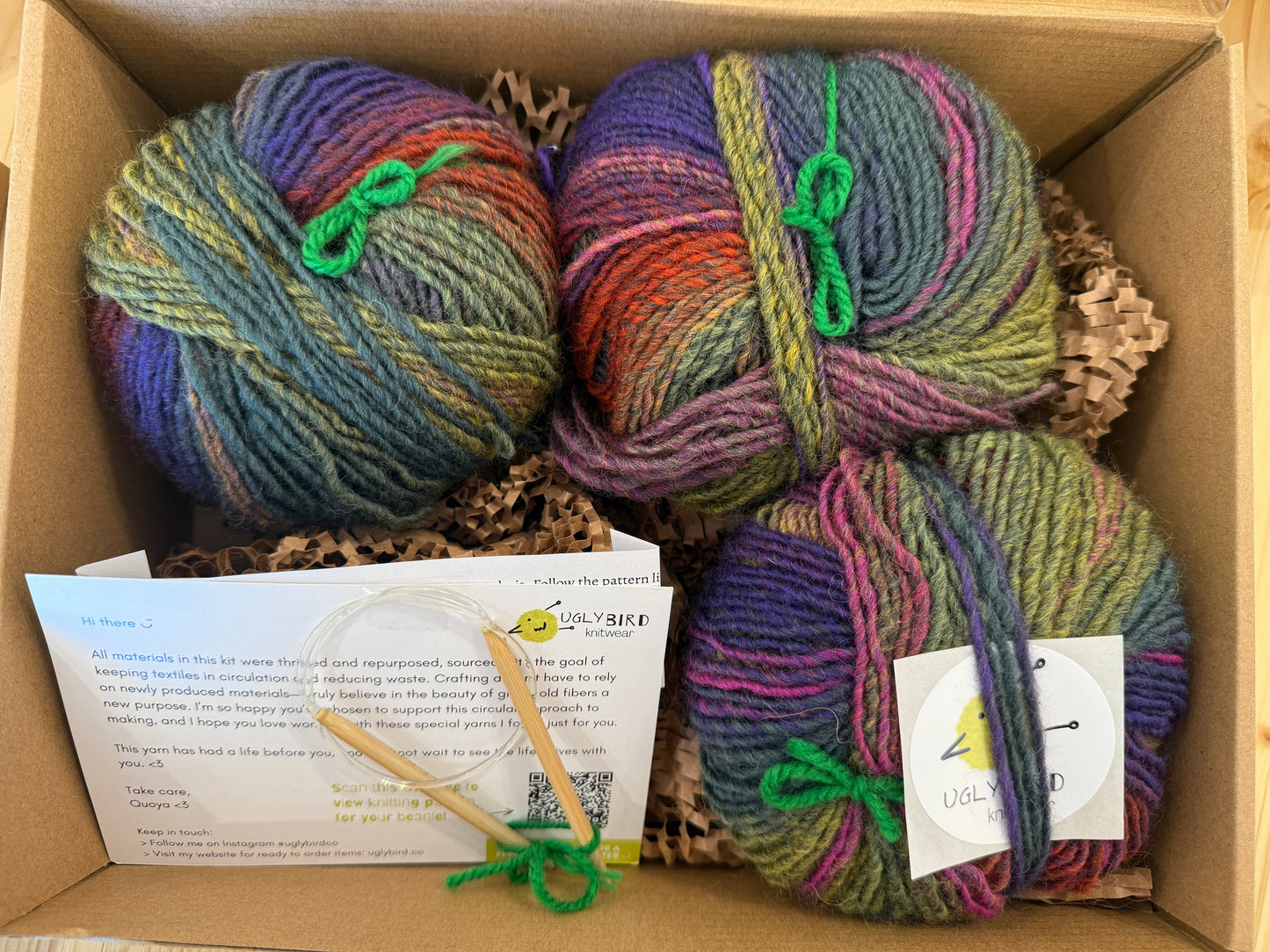 Beginner Beanie Knitting Kit