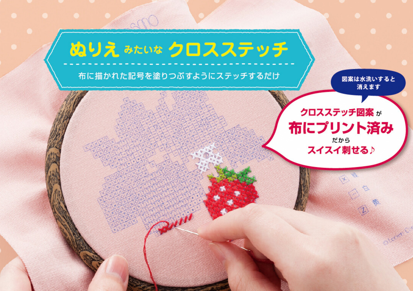 Strawberry Cross Stitch Kit