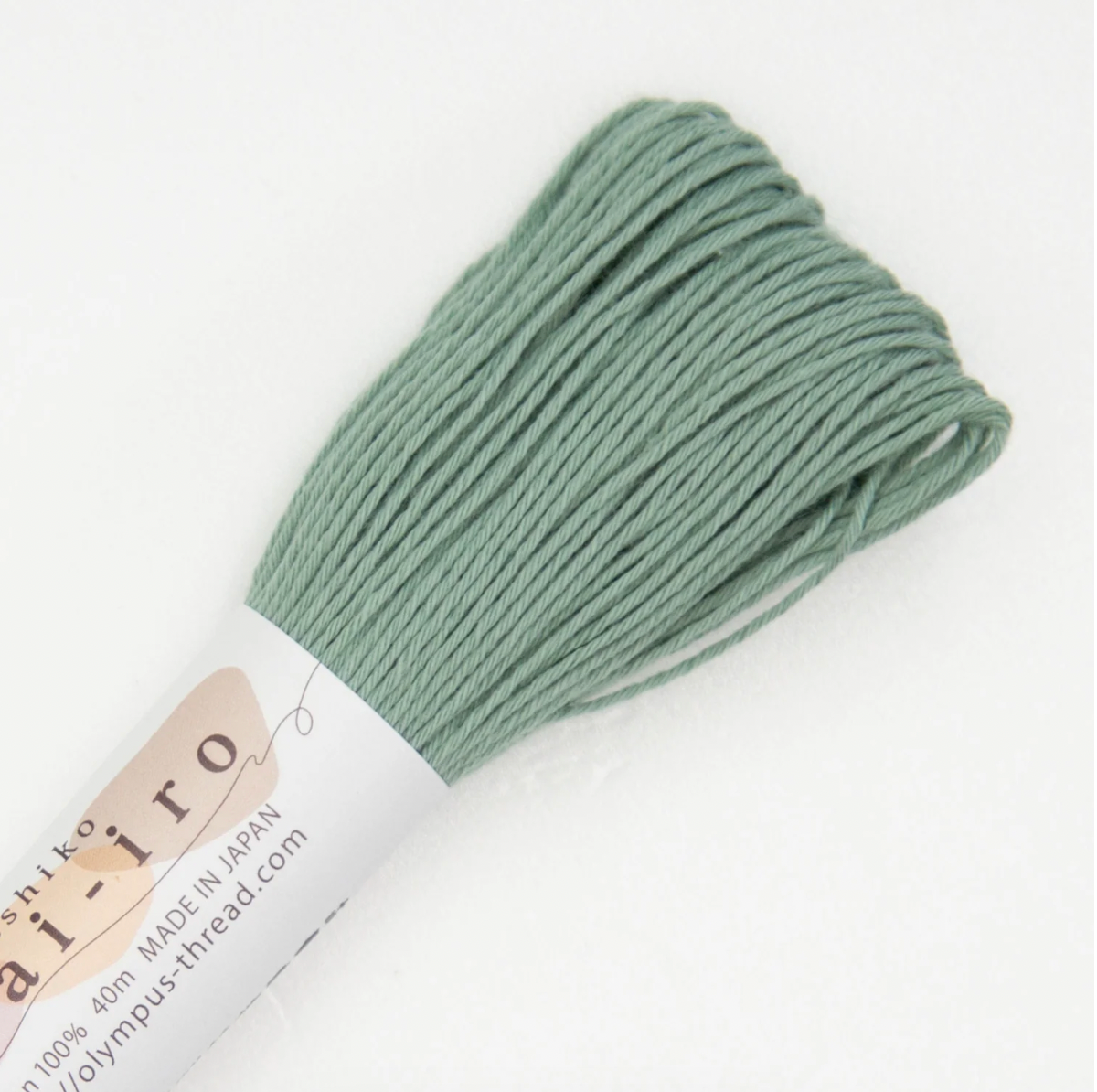 Olympus Sashiko Thread – 20m | Japanese Cotton for Mending & Embroidery