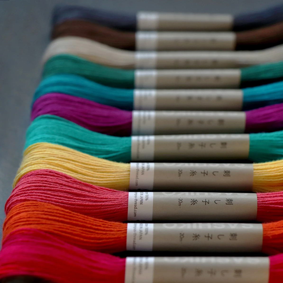Olympus Sashiko Thread – 20m | Japanese Cotton for Mending & Embroidery