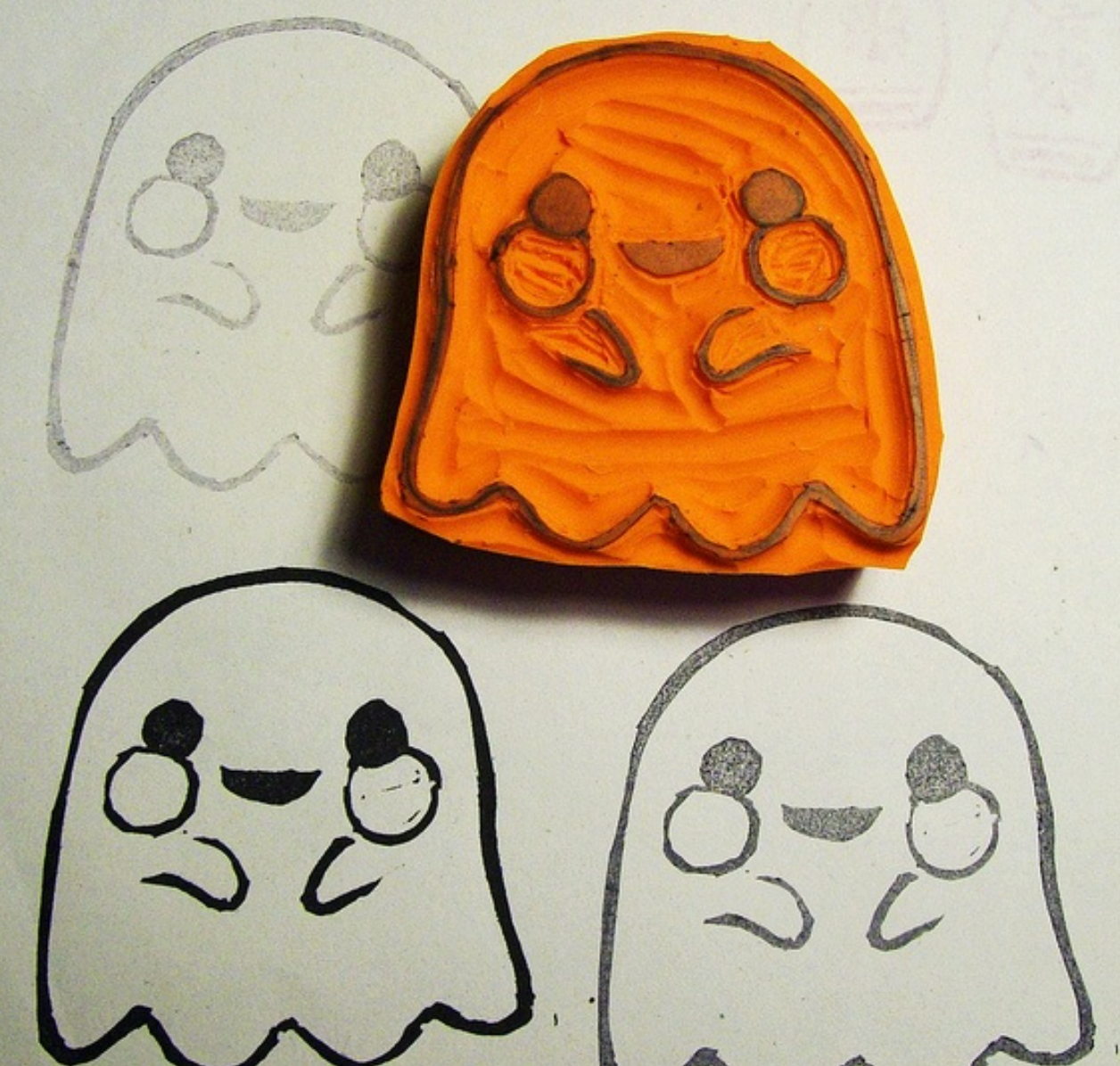 Fabric Block Printing: Spooky Season!