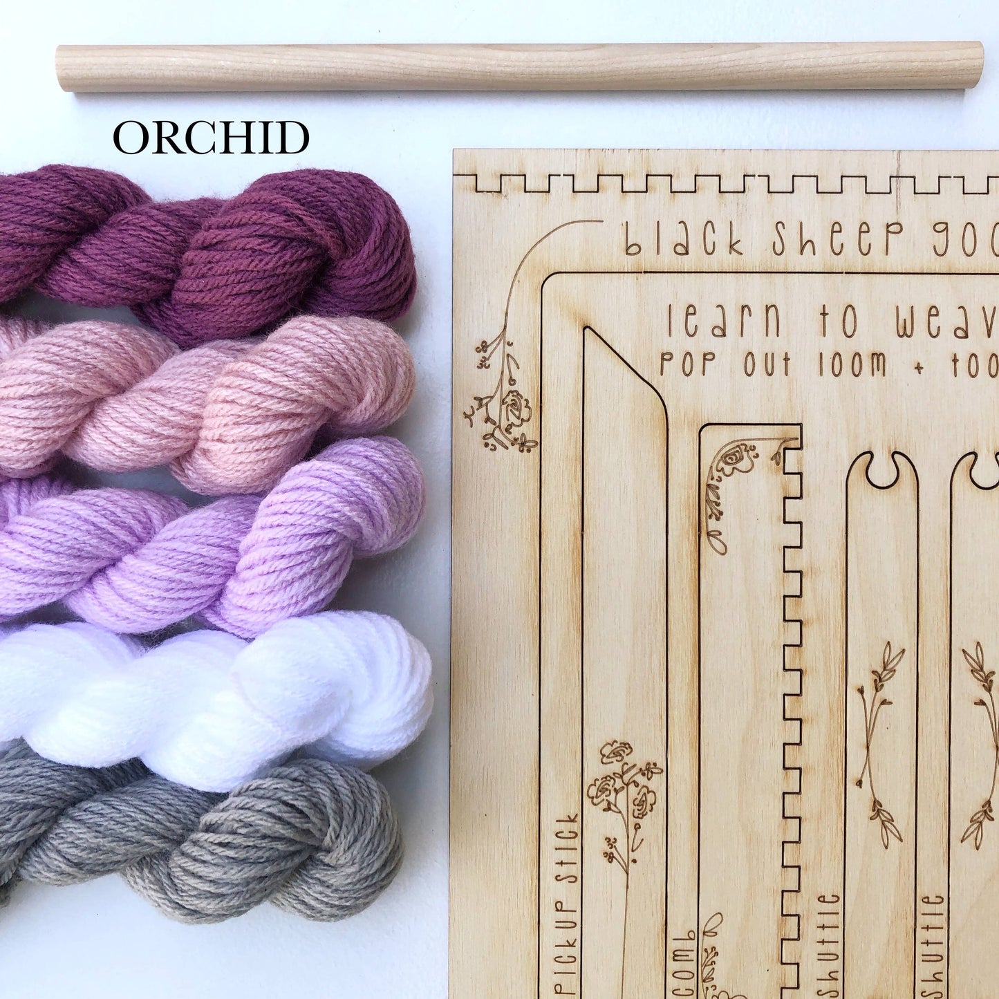 DIY Tapestry Weaving Kit for Beginners - Yarn & Fiber Crafts - SLOLife Studio & Mercantile