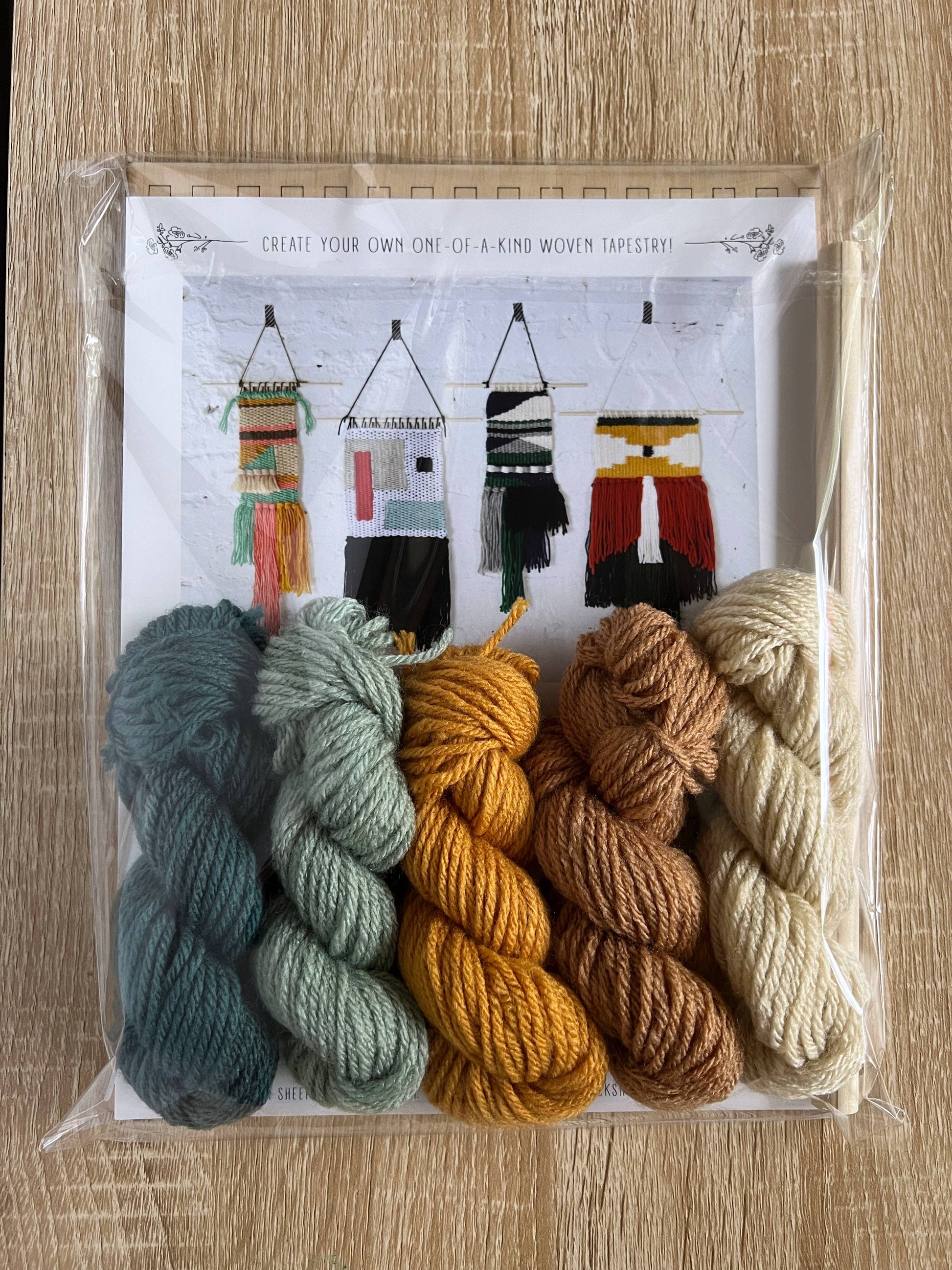 DIY Tapestry Weaving Kit for Beginners - Yarn & Fiber Crafts - SLOLife Studio & Mercantile