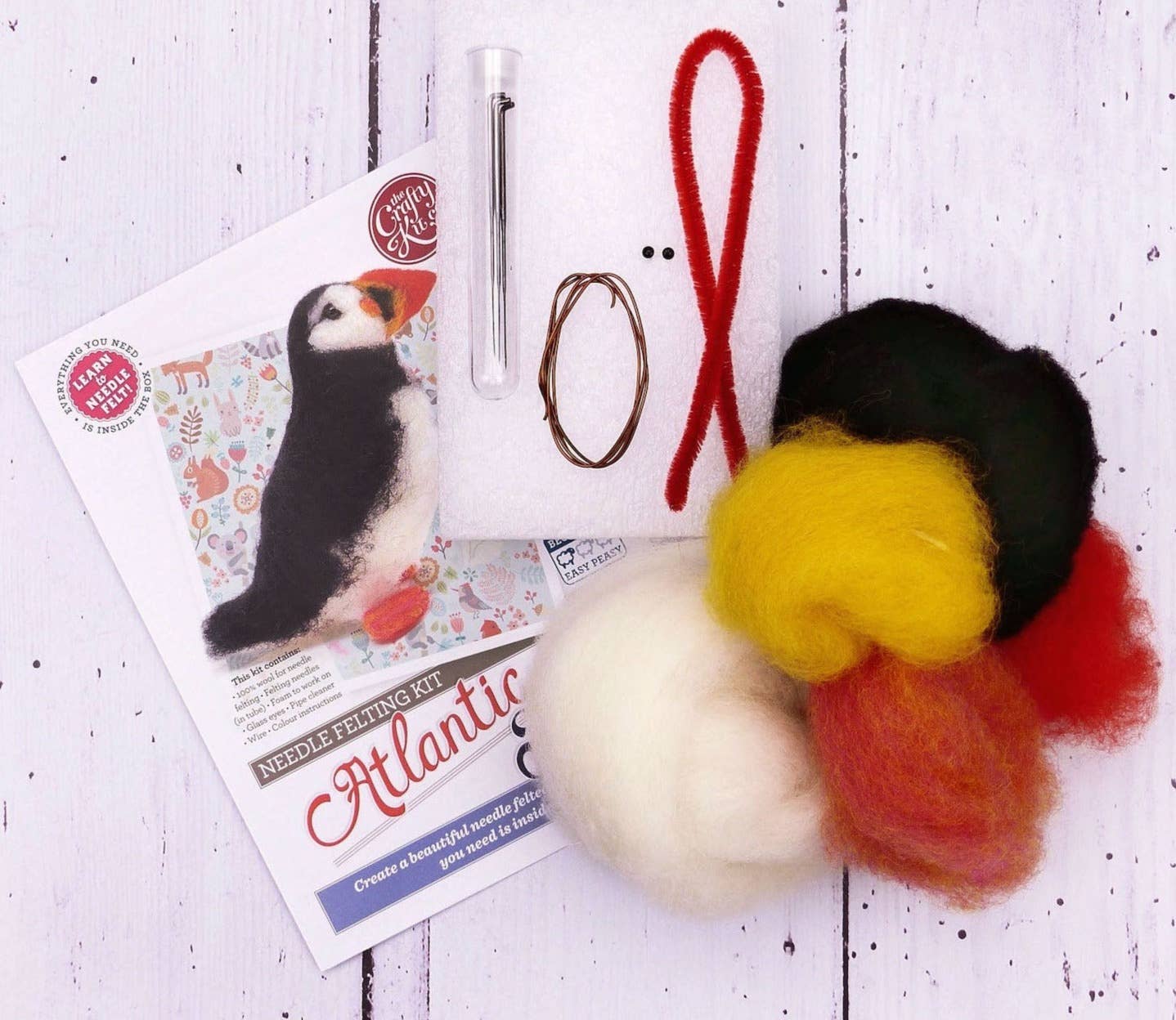 British Birds - Atlantic Puffin Needle Felting Craft Kit
