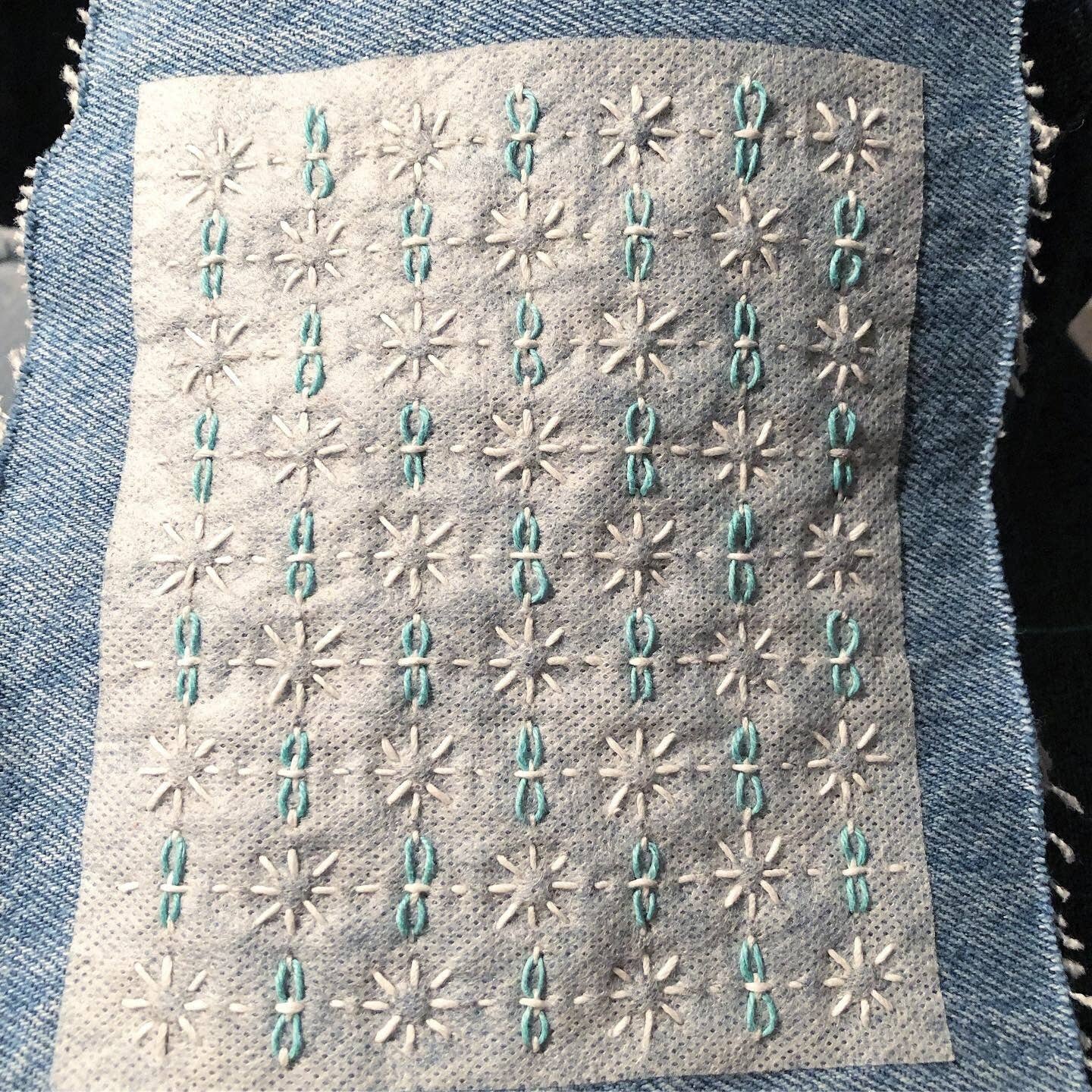 Washable Mending Transfers Set #2 Red Patterns - SLOLife Studio & Mercantile