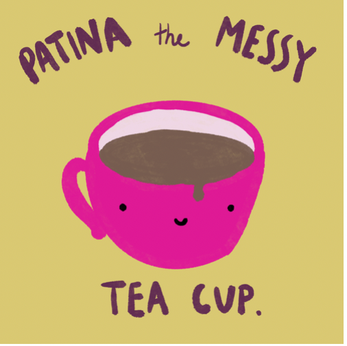 Patina the Messy Tea Cup - DIY Craft Kit - SLOLife Studio & Mercantile