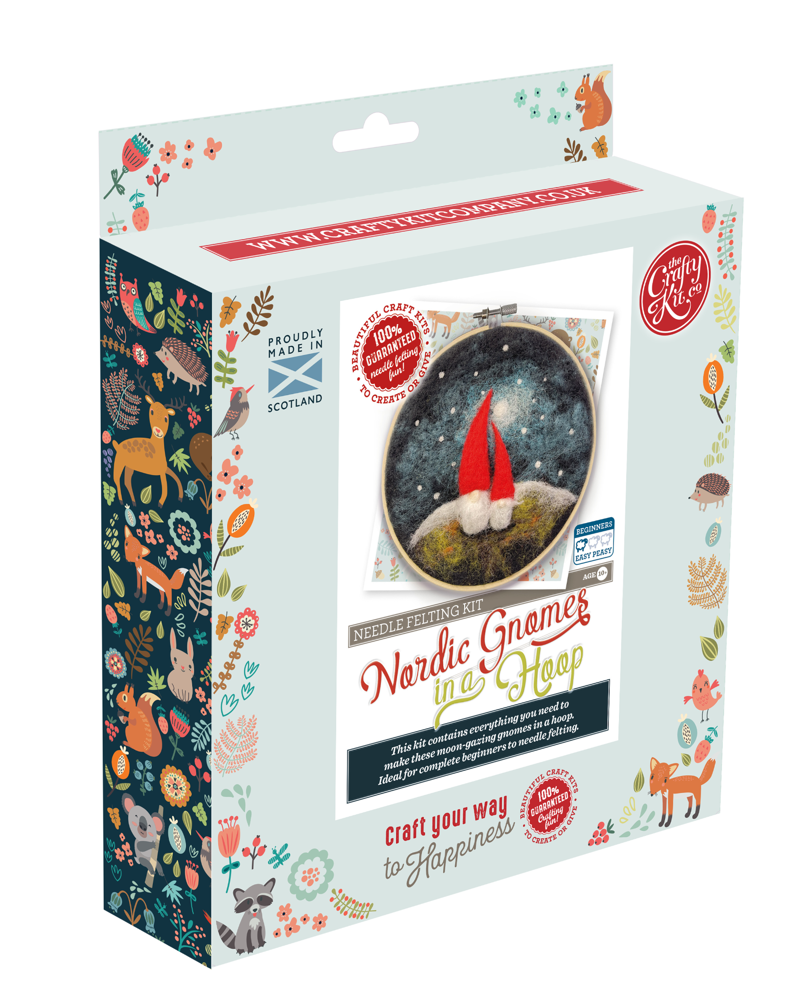 Gnomes in a Hoop Needle Felting Kit - SLOLife Studio & Mercantile