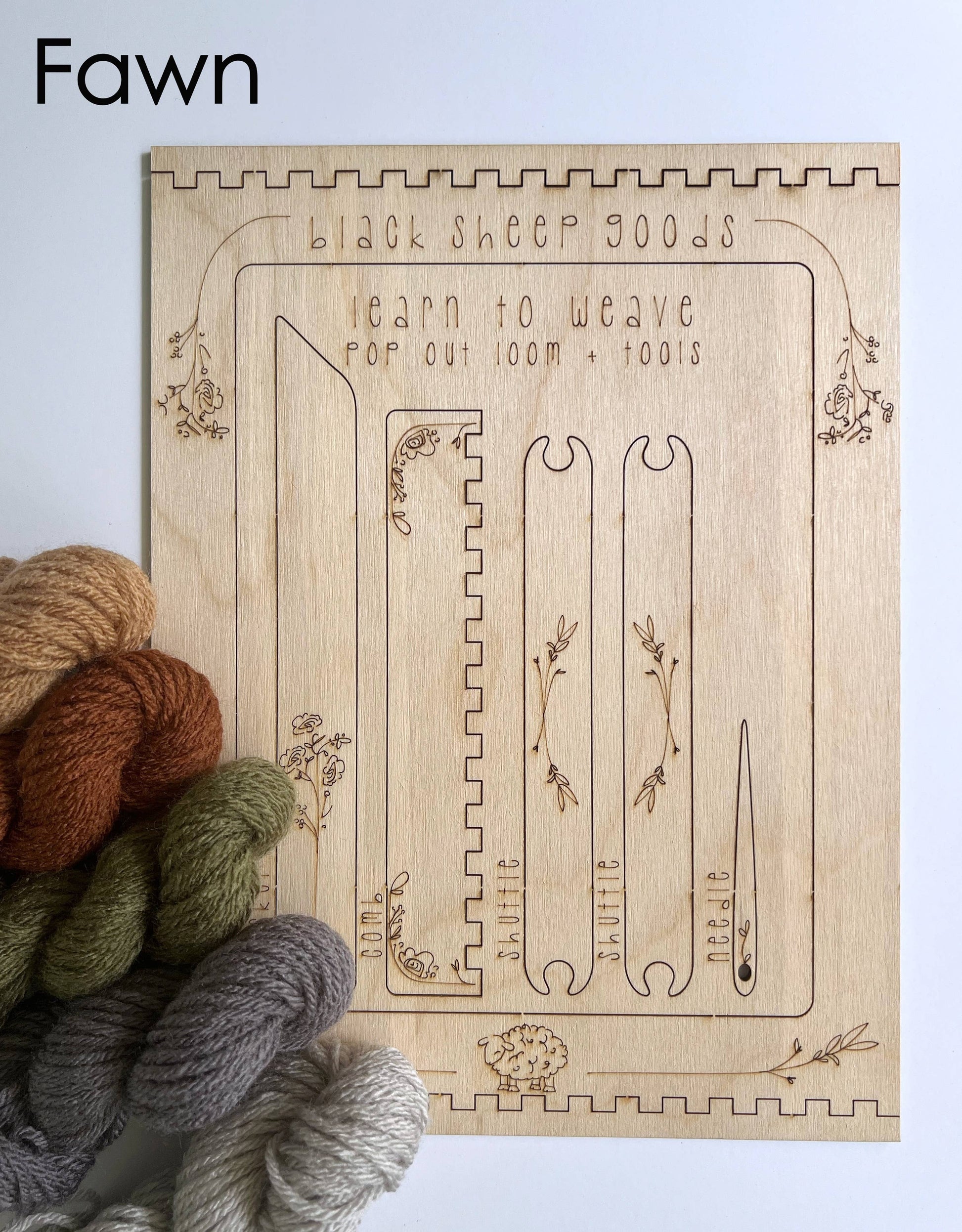 DIY Tapestry Weaving Kit for Beginners - Yarn & Fiber Crafts - SLOLife Studio & Mercantile