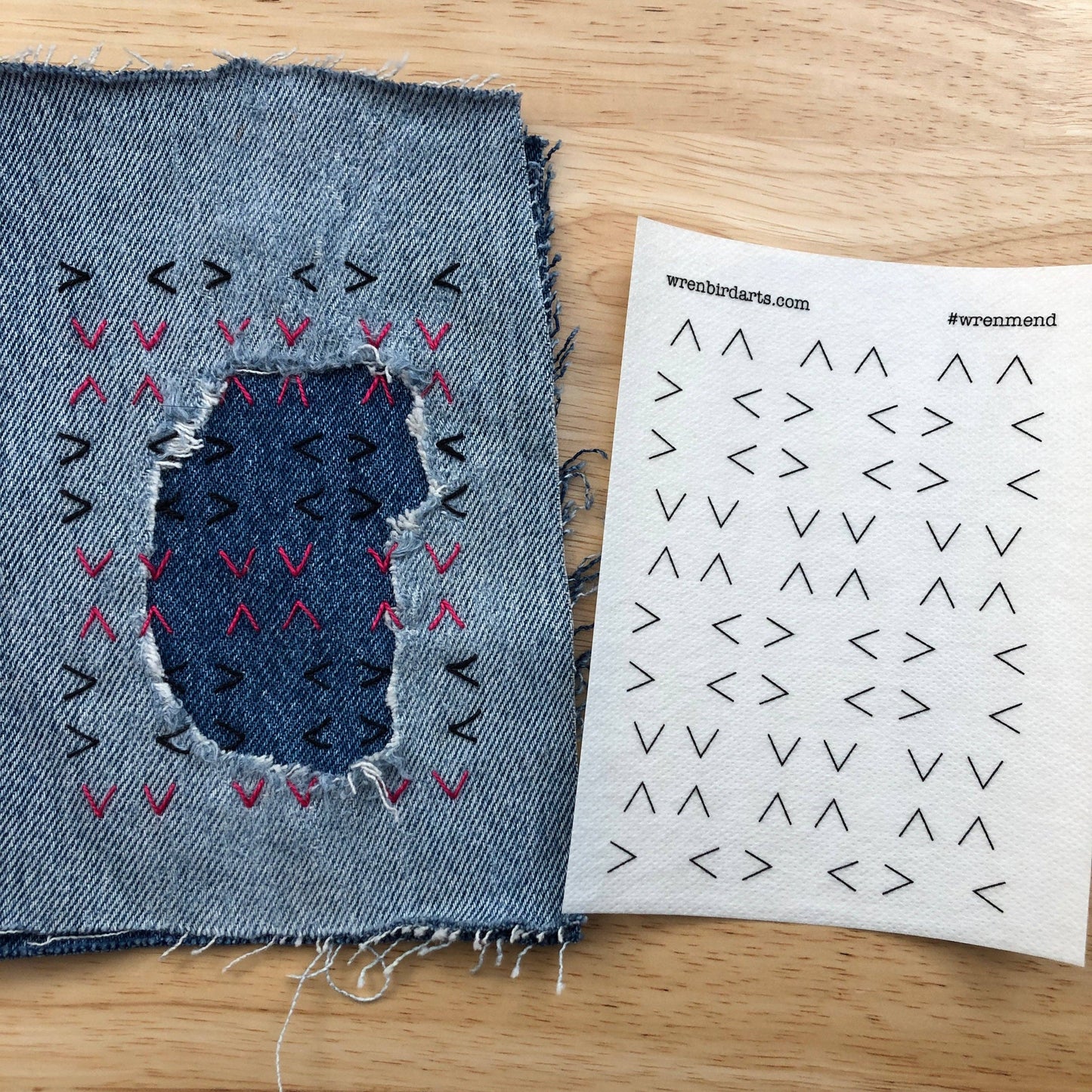 Washable Mending Transfers Set Cat Patterns - SLOLife Studio & Mercantile
