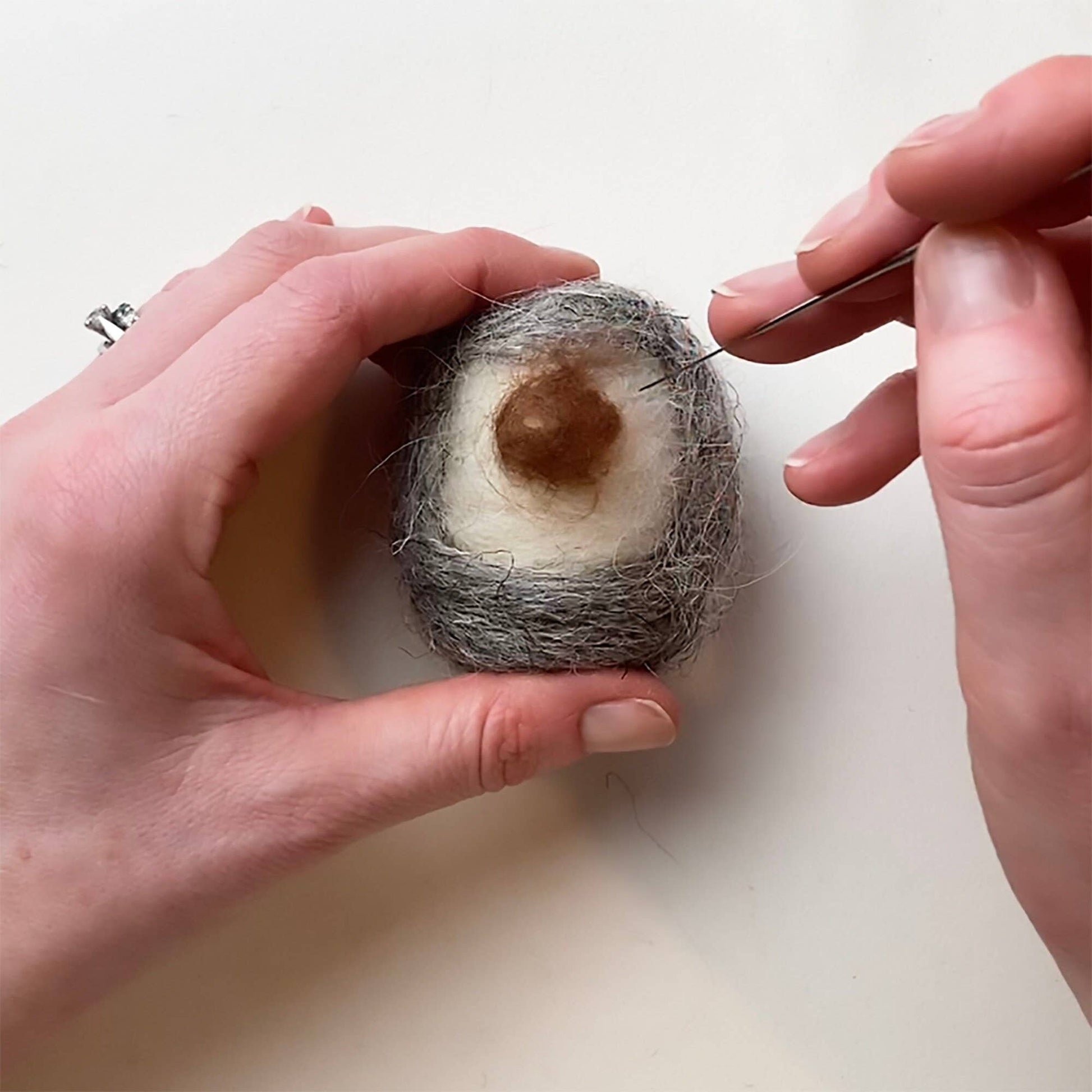 Hedgehog Needle Felting Kit - SLOLife Studio & Mercantile
