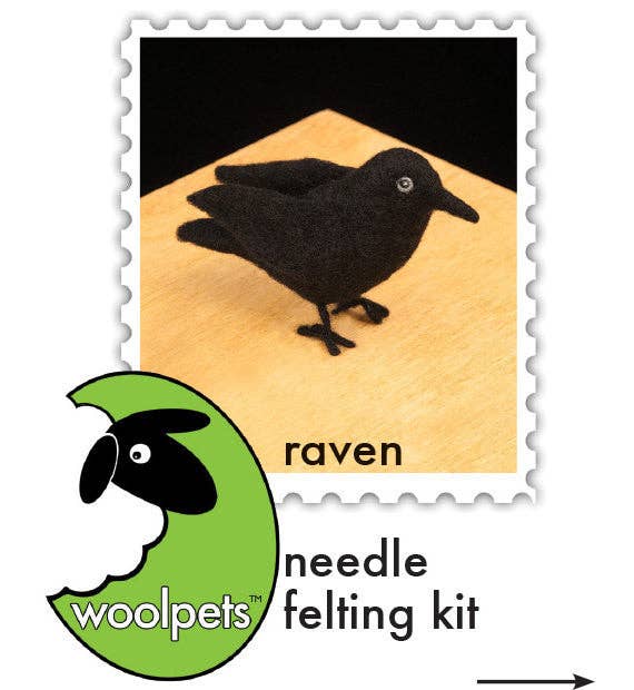 Raven Felting Kit - SLOLife Studio & Mercantile
