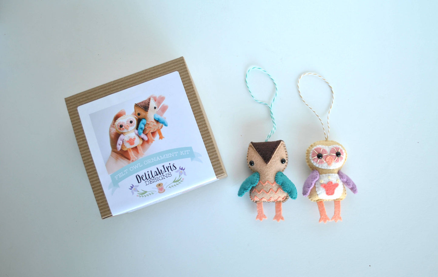 Owl Felt Ornament Sewing Kit