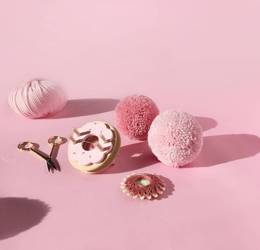 Donut Pom Maker – Strawberry - Medium Size - SLOLife Studio & Mercantile