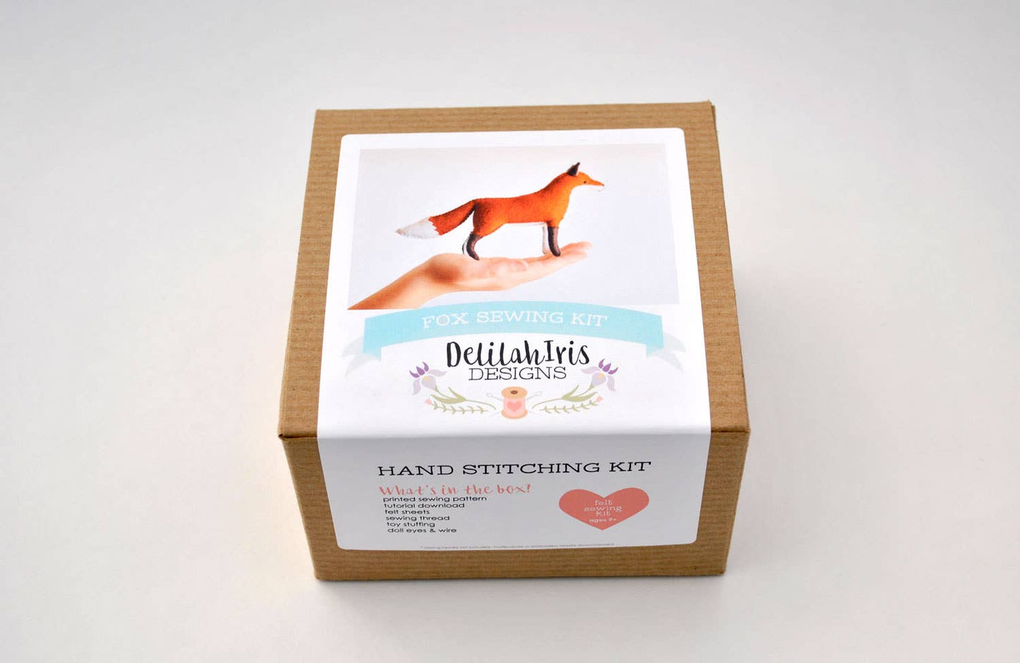 Felt Fox Stuffed Animal Sewing Kit
