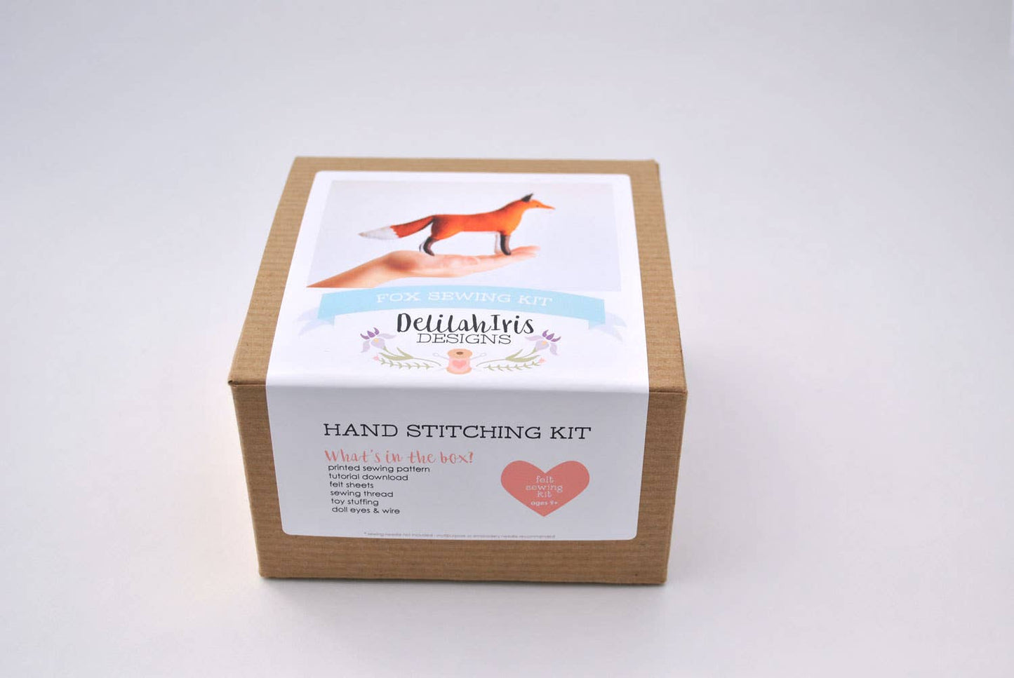 Felt Fox Stuffed Animal Sewing Kit
