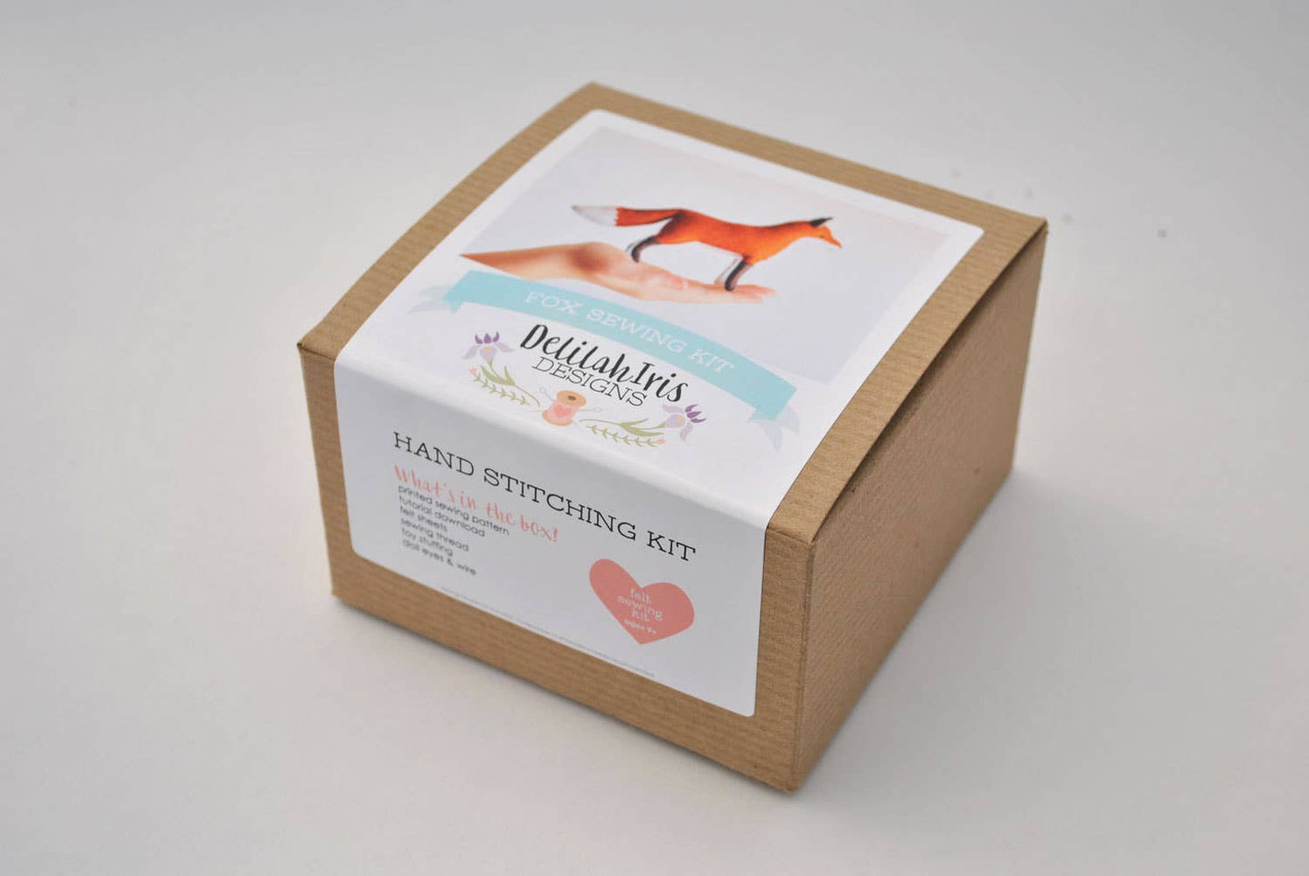 Felt Fox Stuffed Animal Sewing Kit