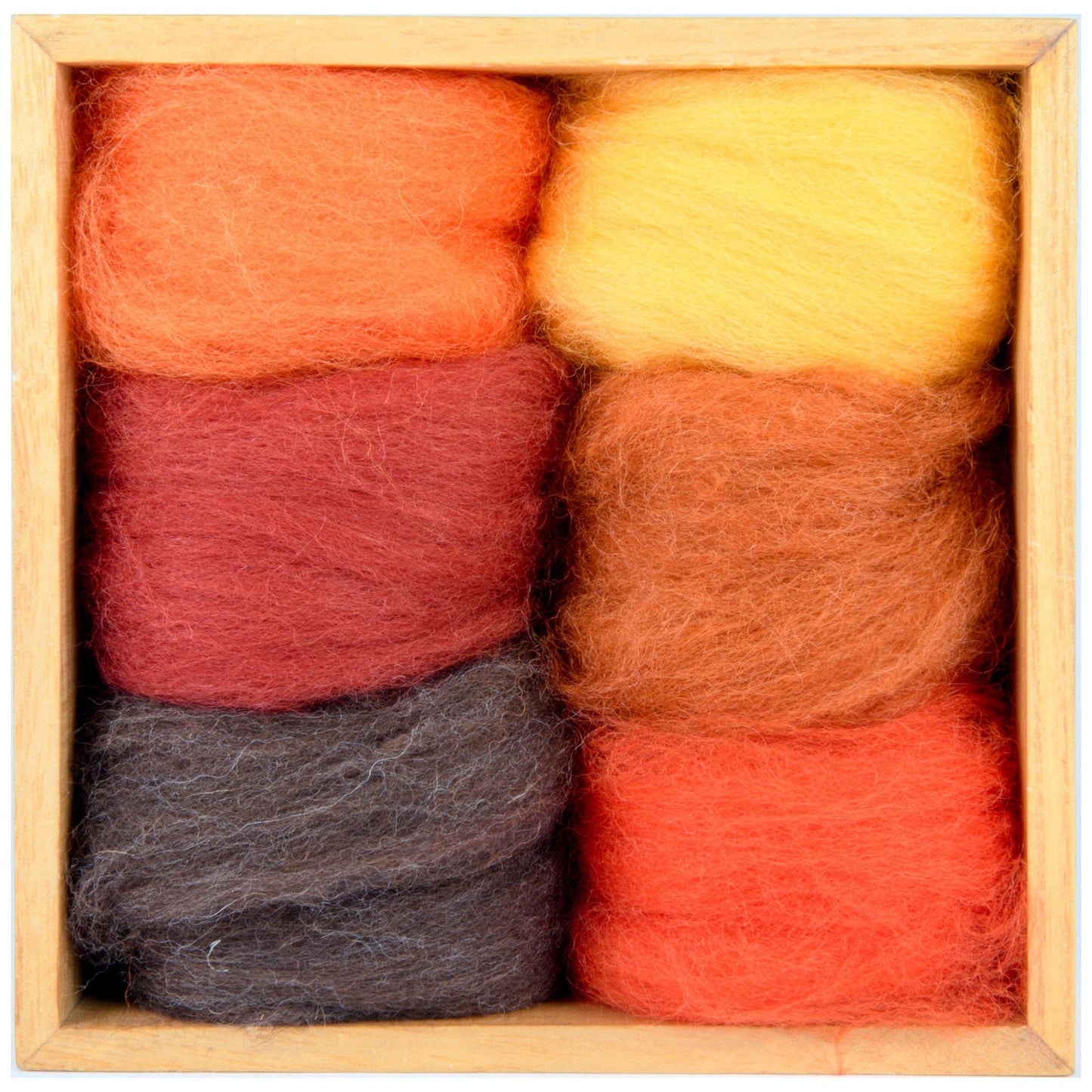 Autumn Wool Roving Set