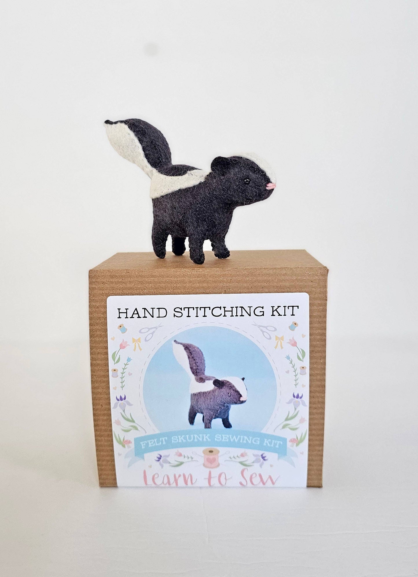 Felt Skunk Sewing Kit