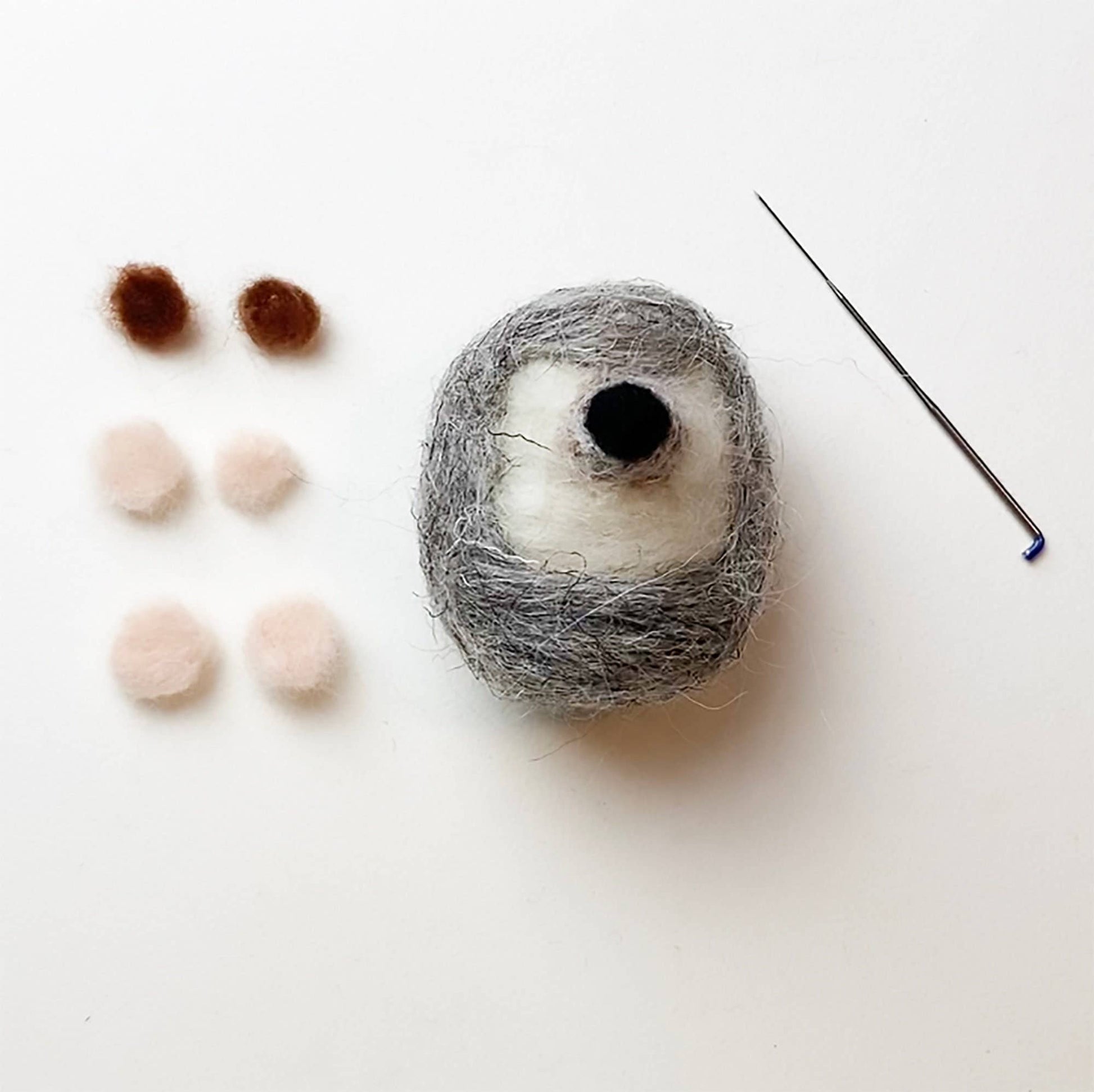 Hedgehog Needle Felting Kit - SLOLife Studio & Mercantile