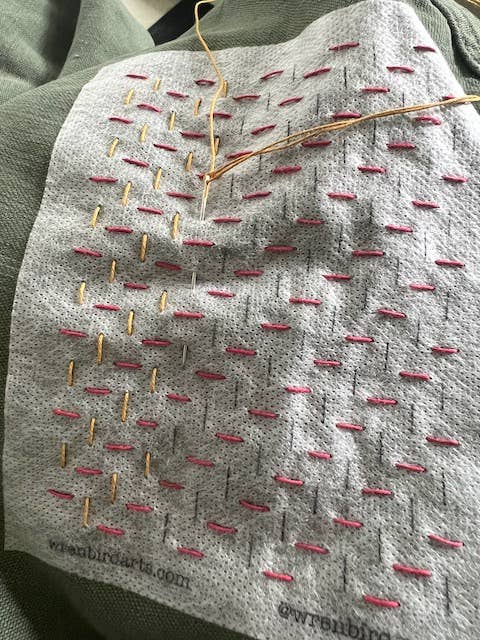 Washable Mending Patterns #10 Cream Package - SLOLife Studio & Mercantile