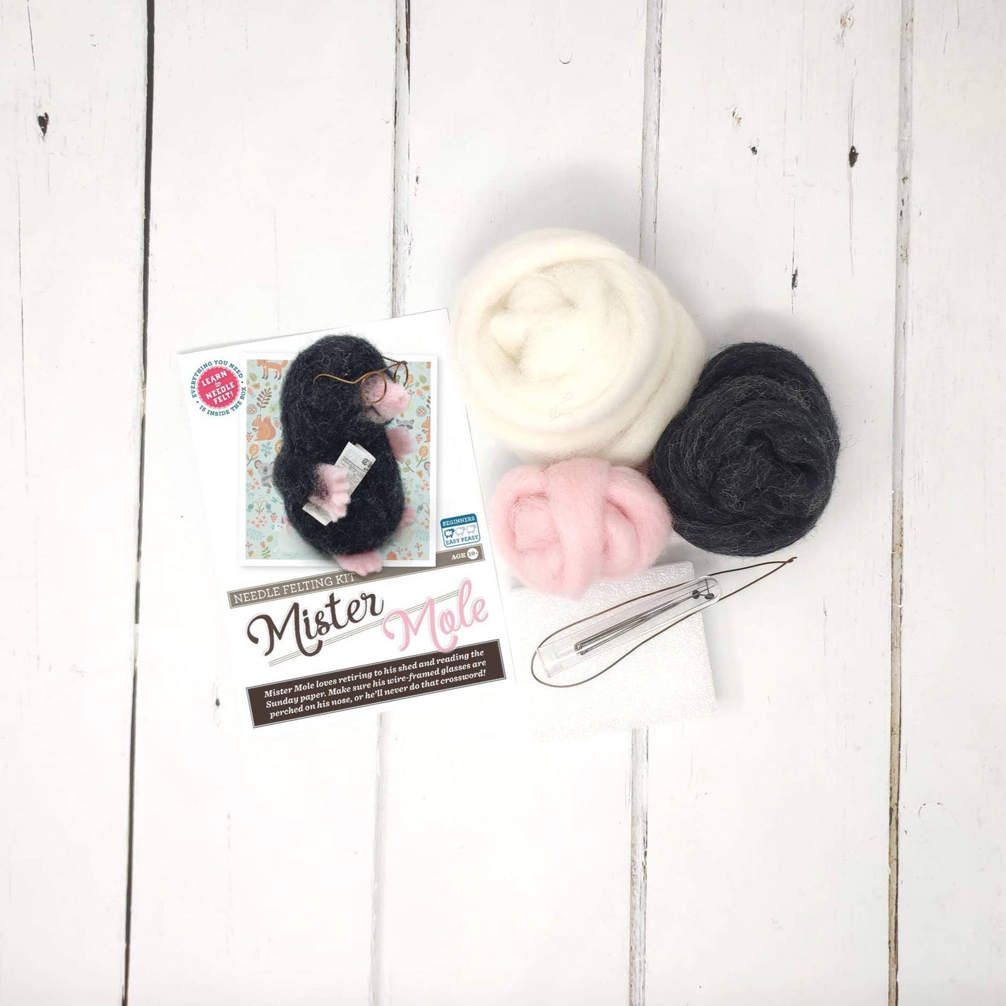 Mr Mole Needle Felting Kit