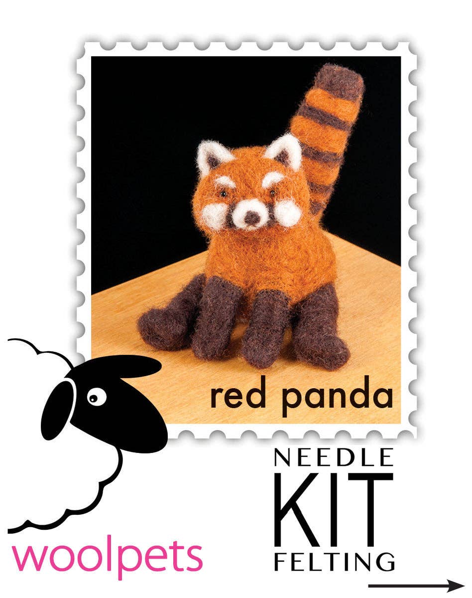 Red Panda Felting Kit - SLOLife Studio & Mercantile
