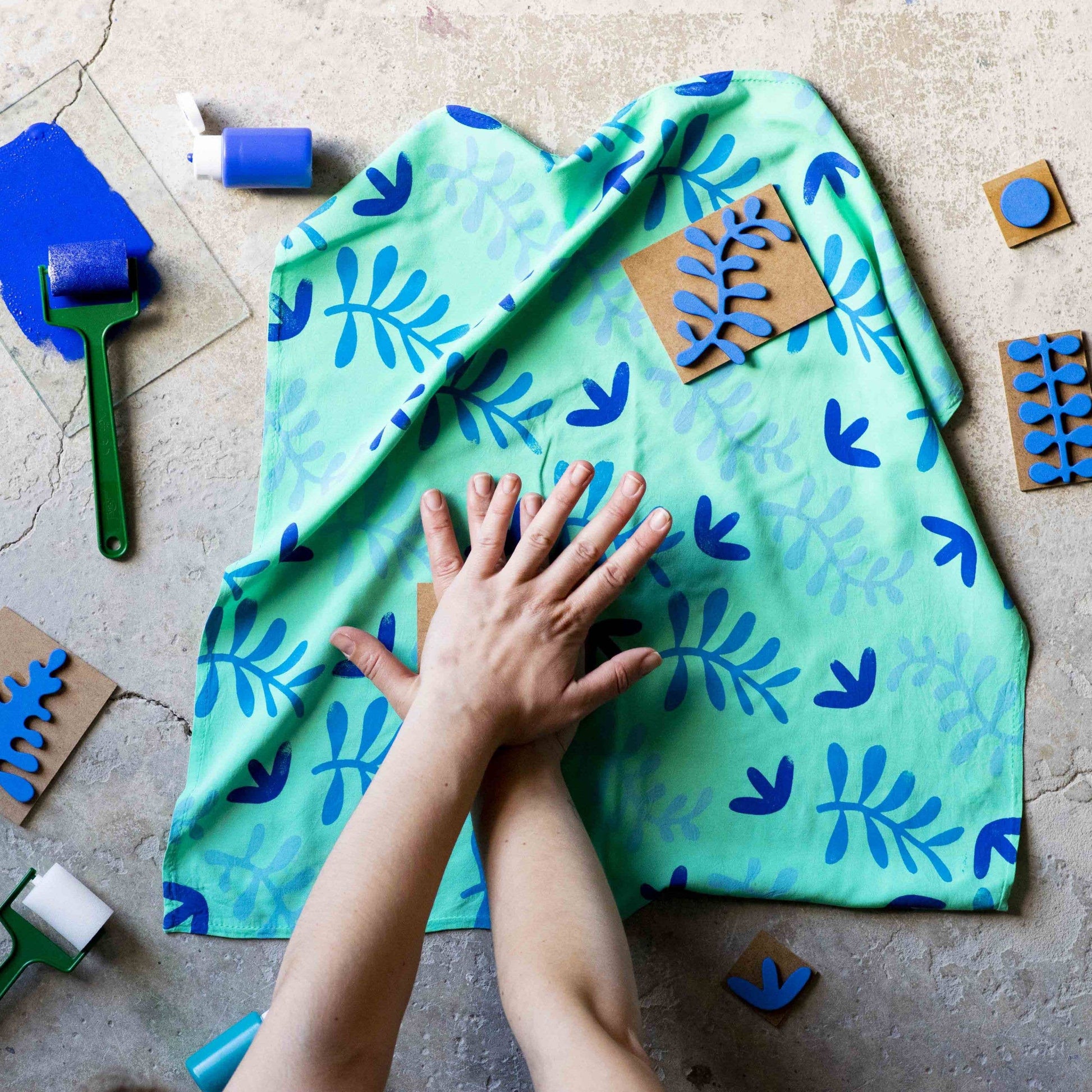 Blockprinting Kit - Botanical - SLOLife Studio & Mercantile