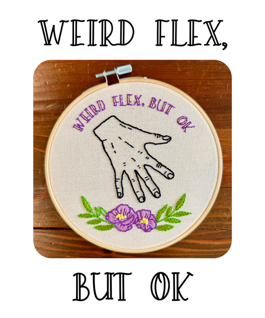 Weird Flex Embroidery Kit