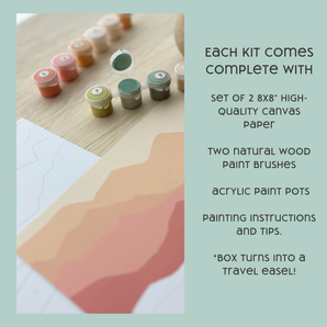 Flowers Paint by Number Kit + Easel for Kids - SLOLife Studio & Mercantile