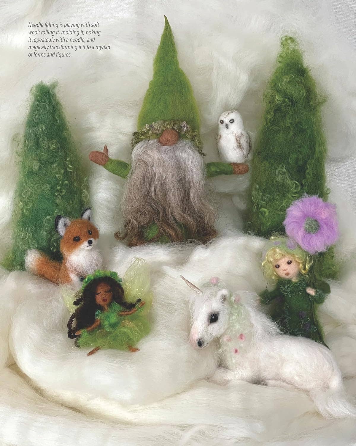 Complete Starter Guide to Needle Felting:  Enchanted Forest