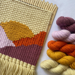 DIY Tapestry Weaving Kit for Beginners - Yarn & Fiber Crafts