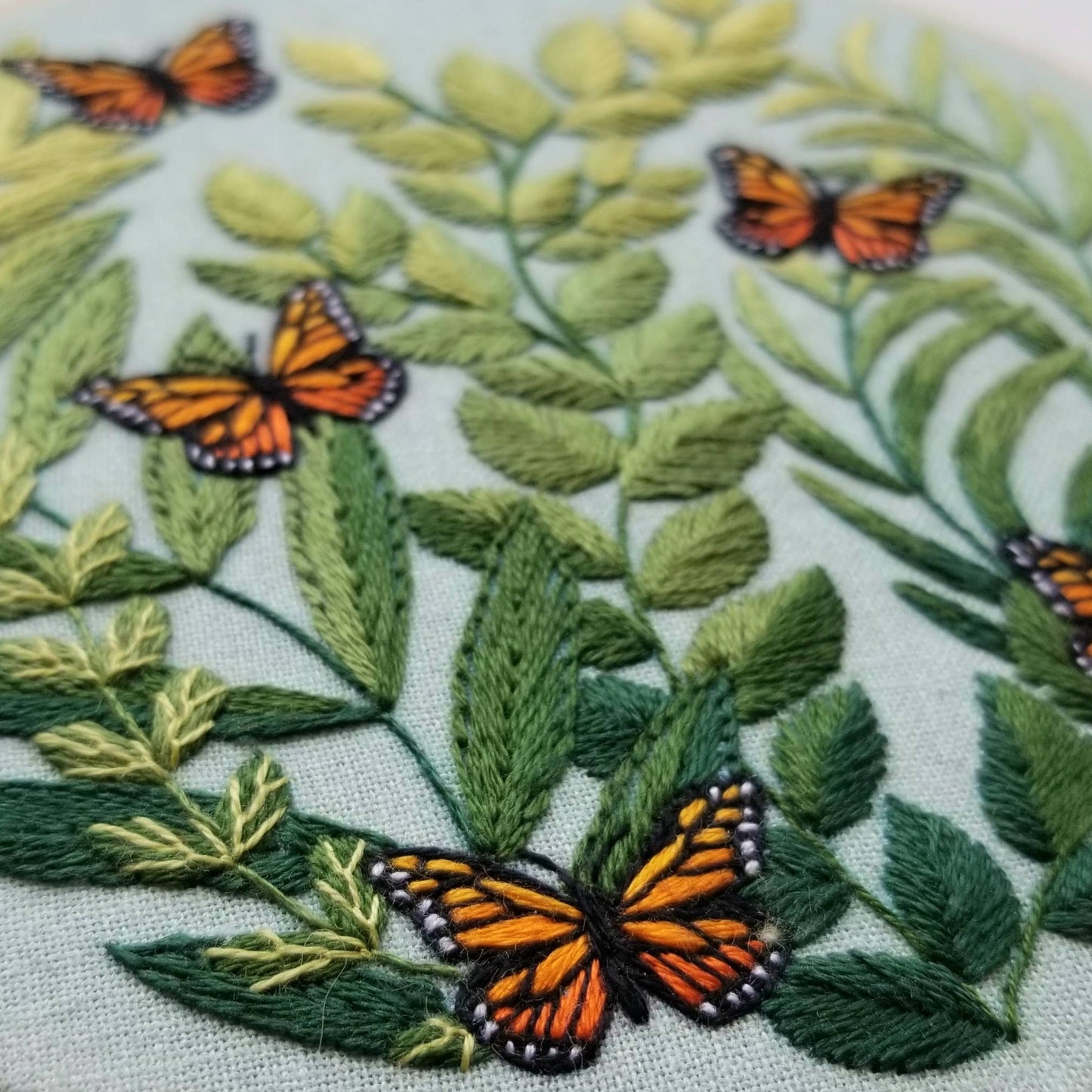 "Love Grows" Butterfly Embroidery Kit