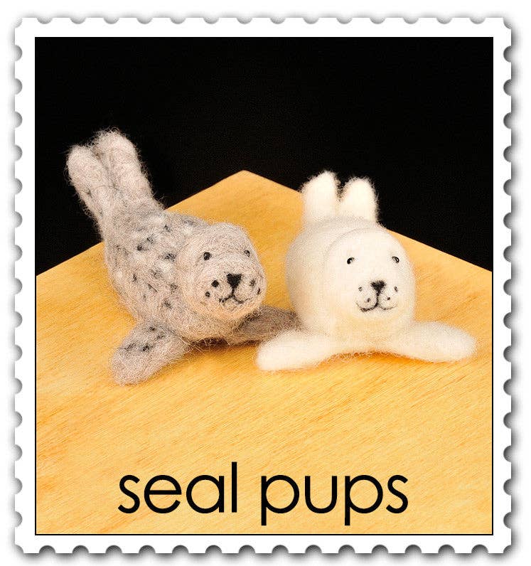 Seal Pups Felting Kit