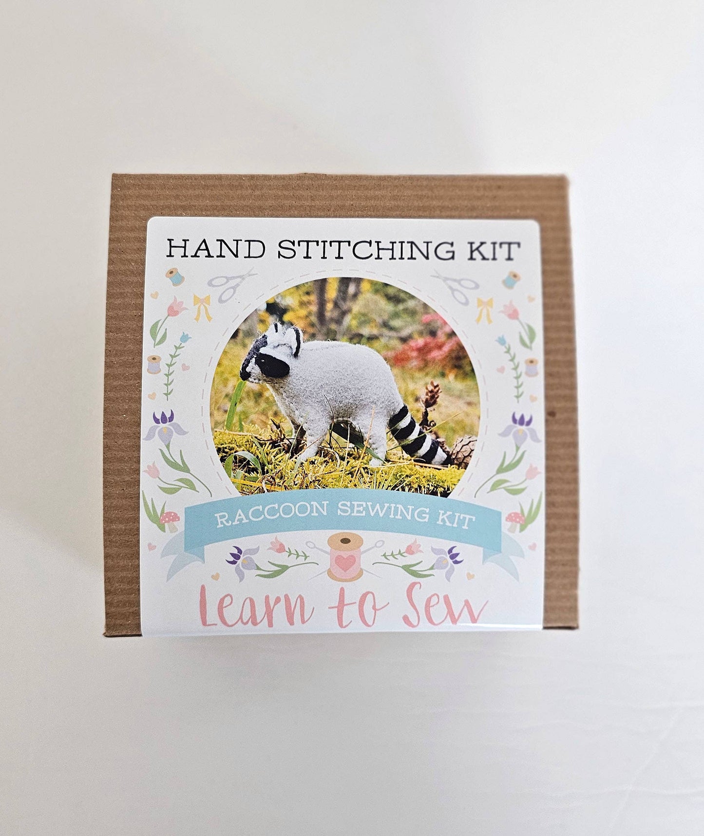 Felt Raccoon Sewing Kit
