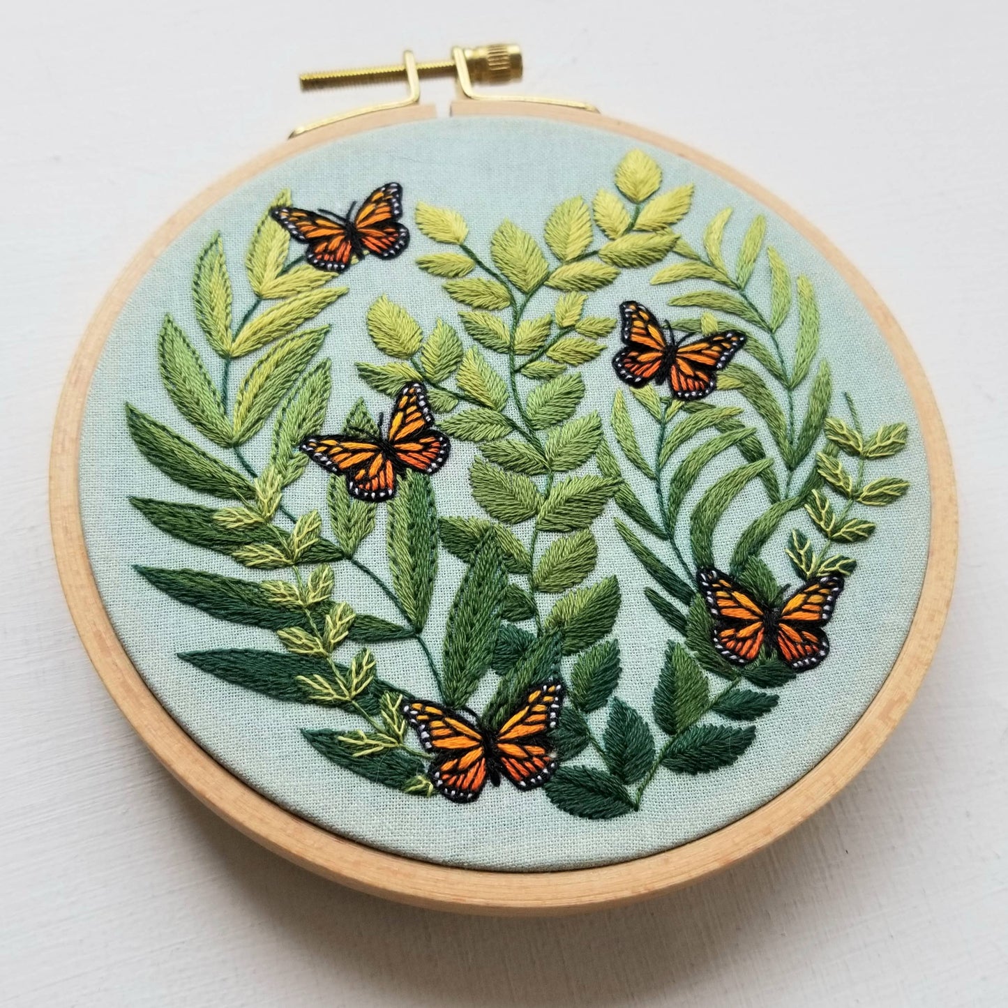 "Love Grows" Butterfly Embroidery Kit