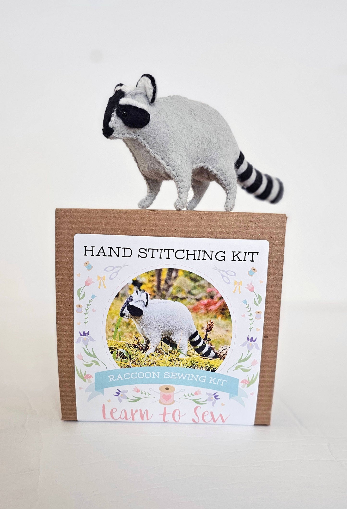 Felt Raccoon Sewing Kit
