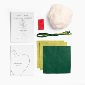 Stasya the Resilient Monstera - DIY Craft Kit - SLOLife Studio & Mercantile