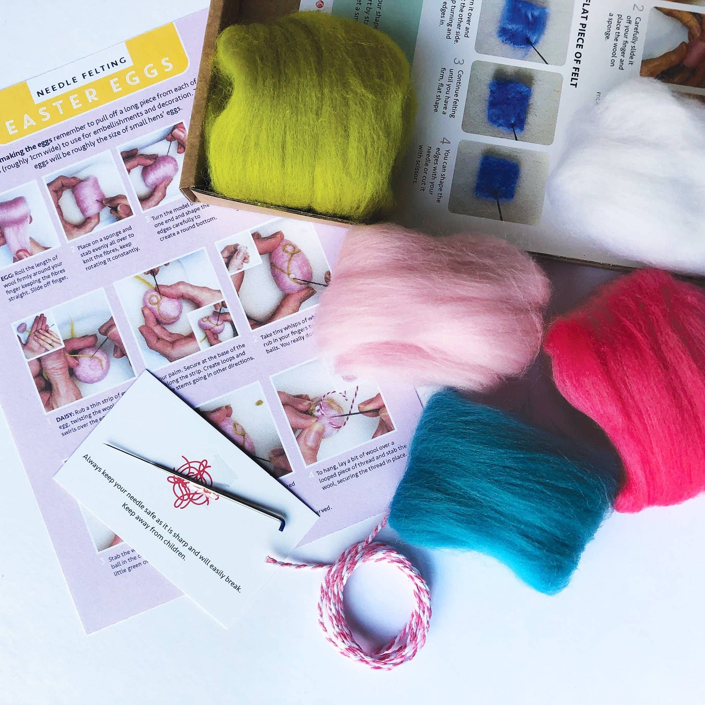 Easter Eggs Needle Felting Kit