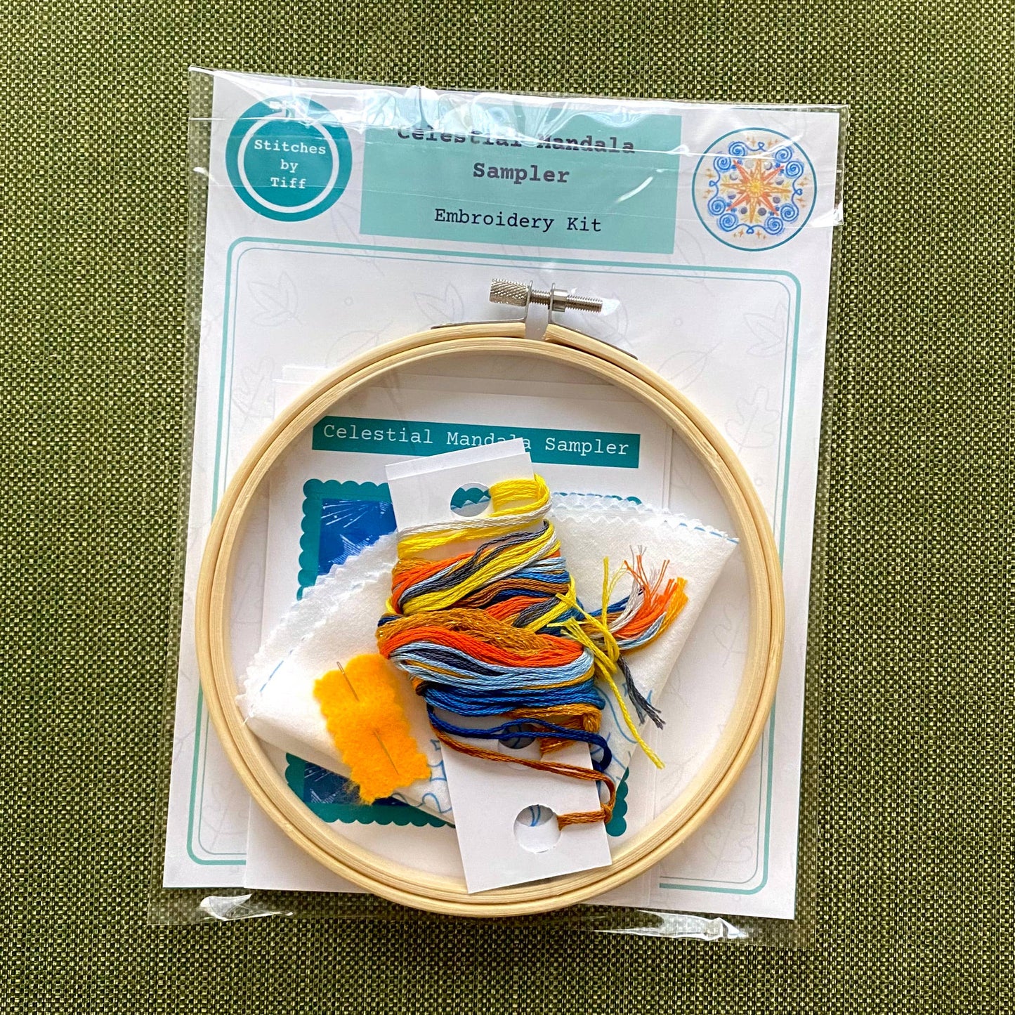 Celestial Mandala Sampler DIY Embroidery Craft Kit