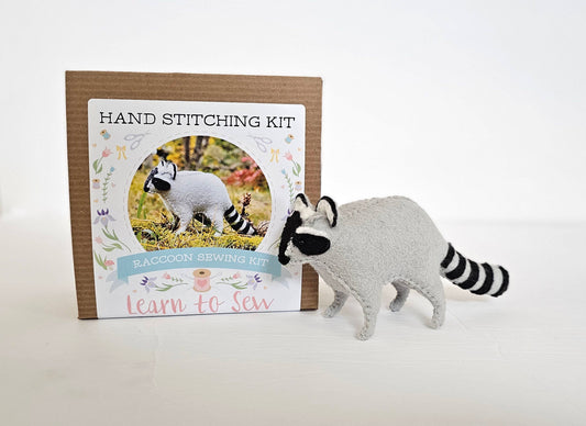 Felt Raccoon Sewing Kit