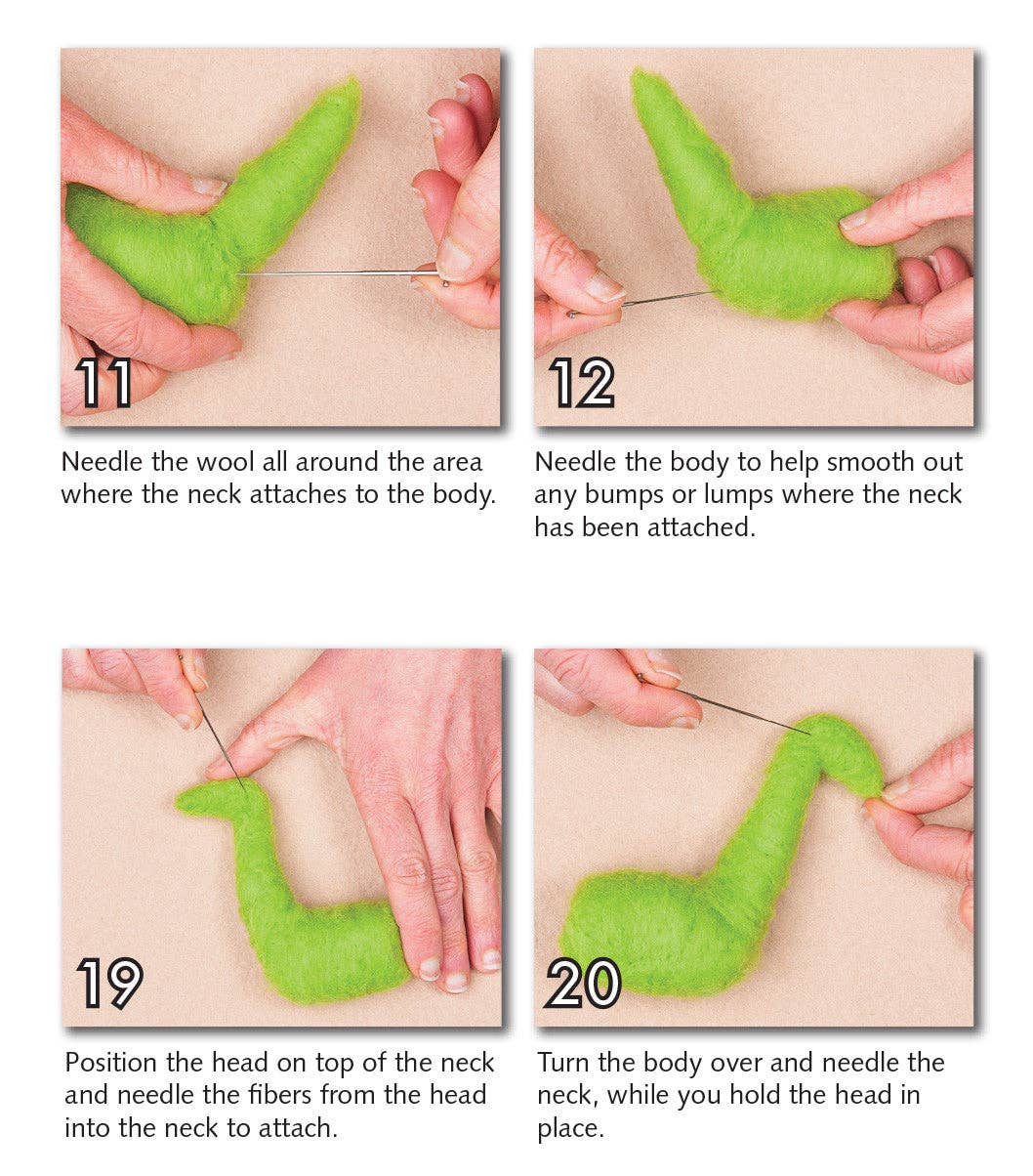 Dinosaur Felting Kit - SLOLife Studio & Mercantile