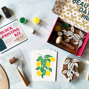 Lemon Branch Wood Block Printing kit